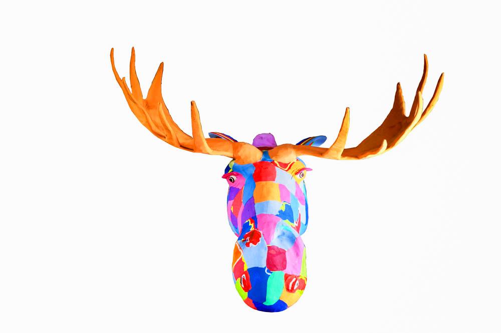 XXL MOOSE WALL ART